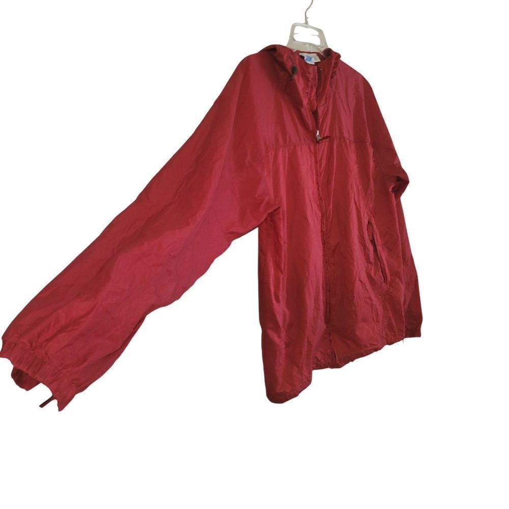 Red Windbreaker Jacket - Picture 2 of 8